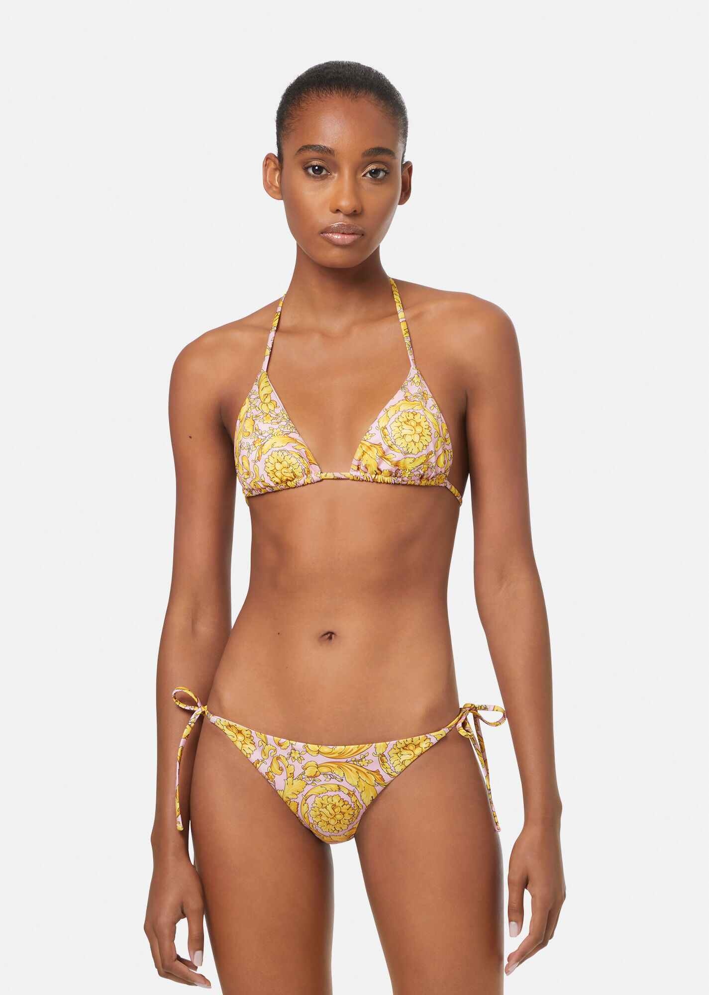Barocco Print Bikini Bottom - 2