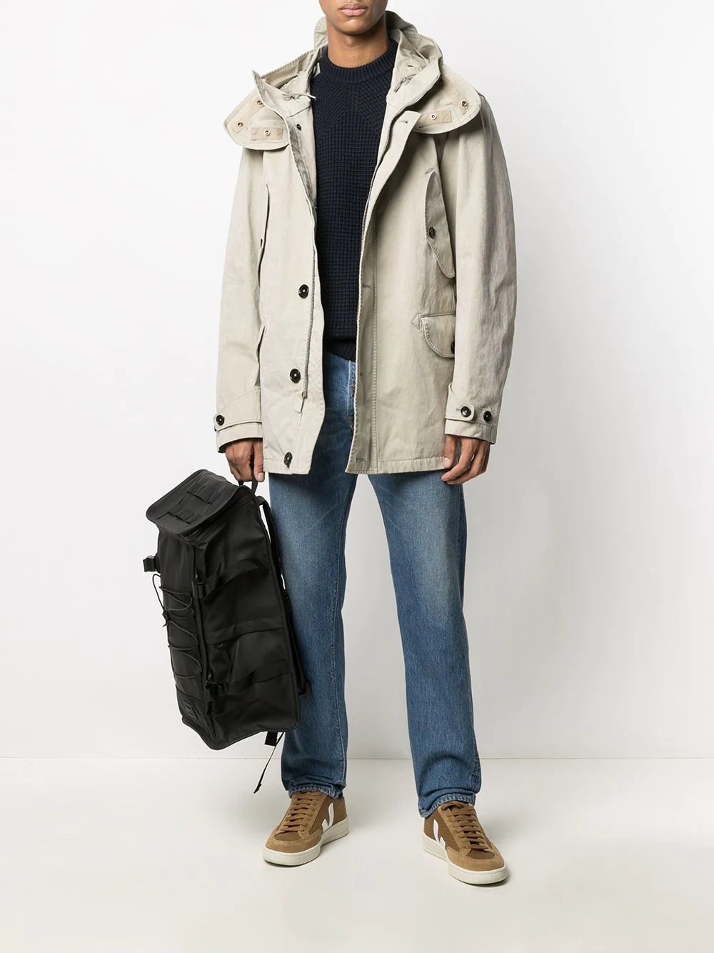 hooded duffle coat - 2