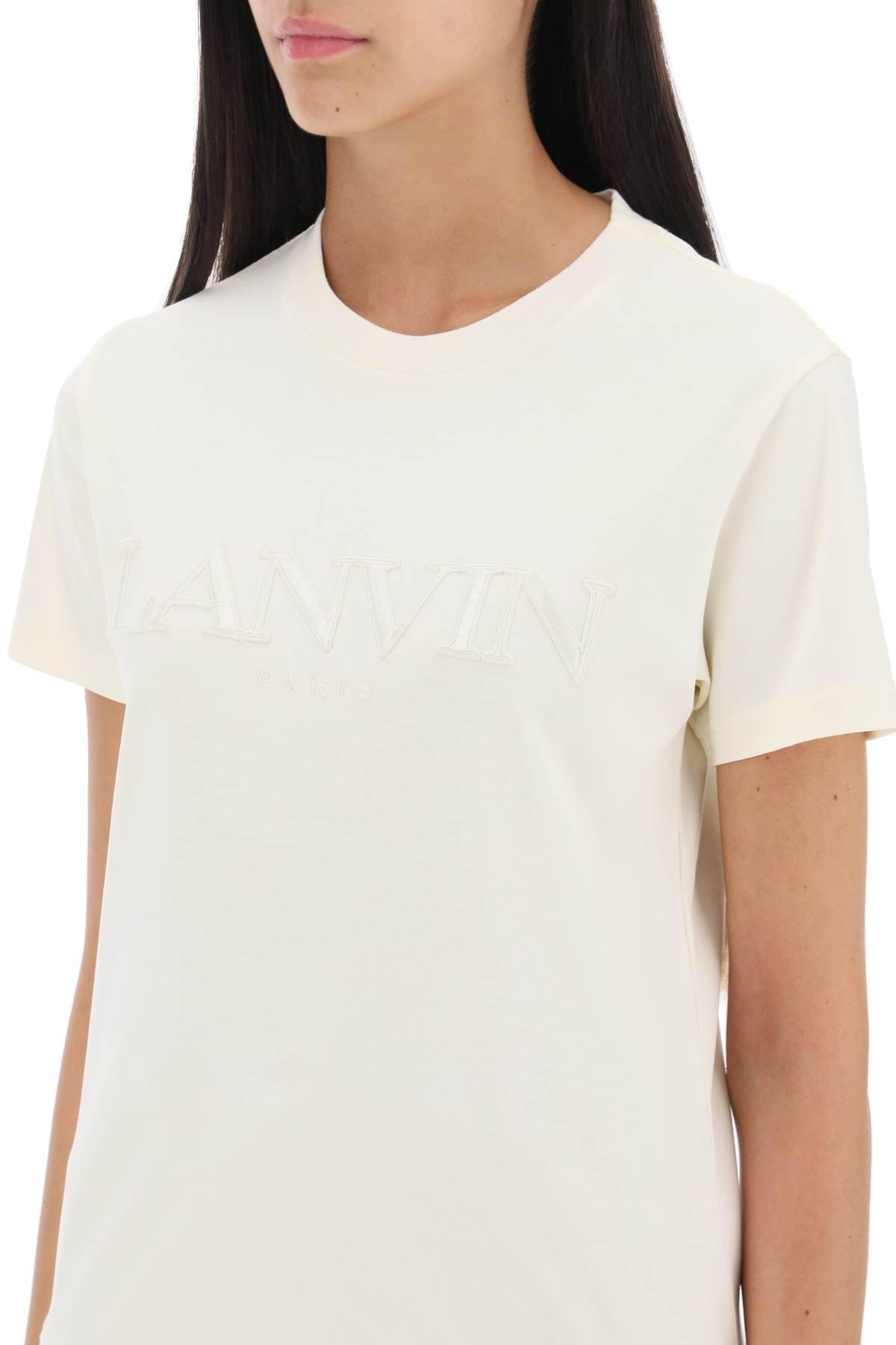 Logo embroidered T-shirt - 5