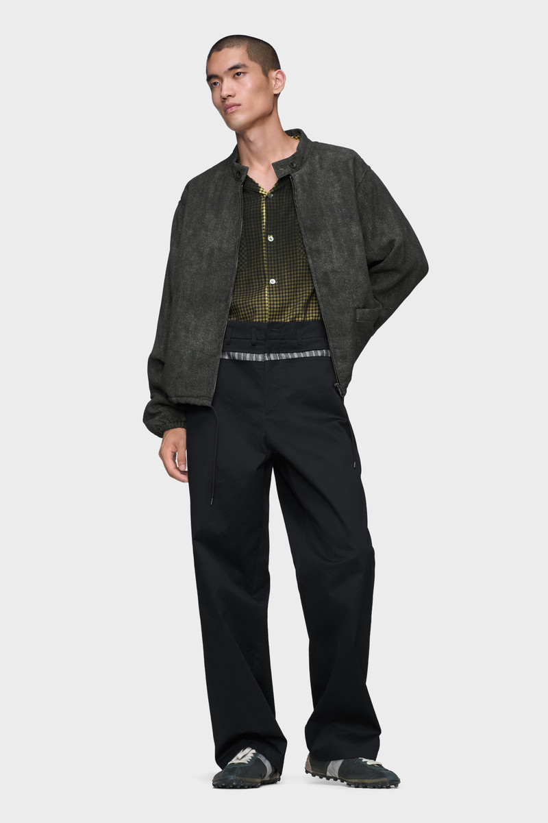 Gradient check shirt 6