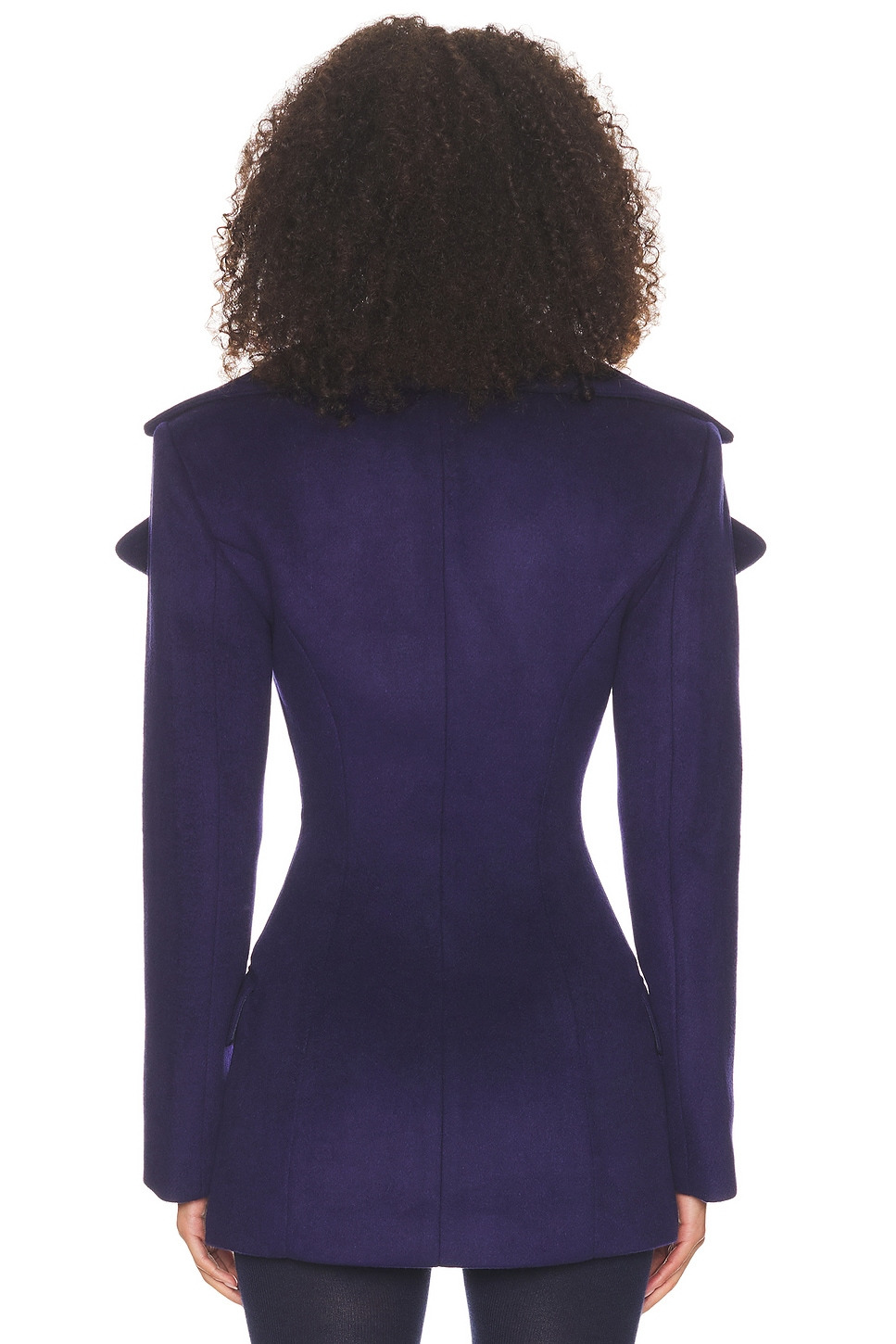 The Dramatic Collar Peacoat - 4