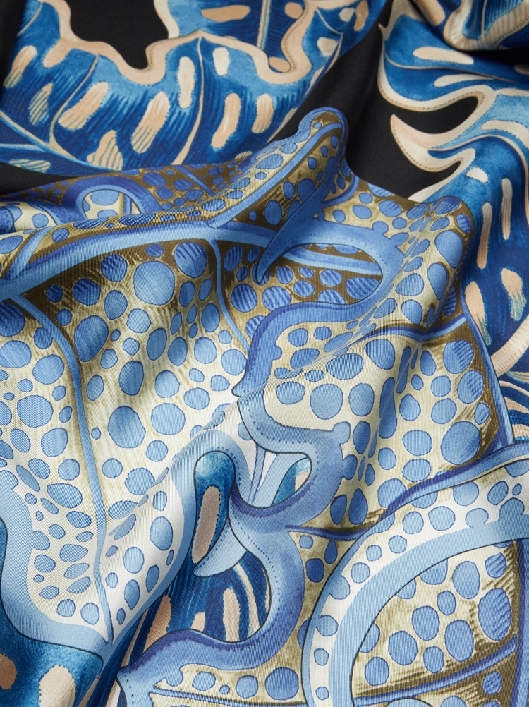 FOLIAGE PRINT FOULARD - 2