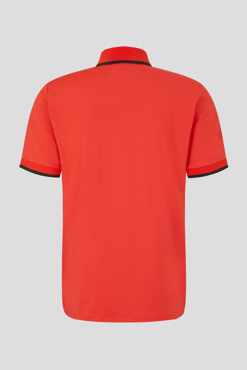 BOGNER CODY FUNCTIONAL POLO SHIRT IN WATERMELON RED outlook