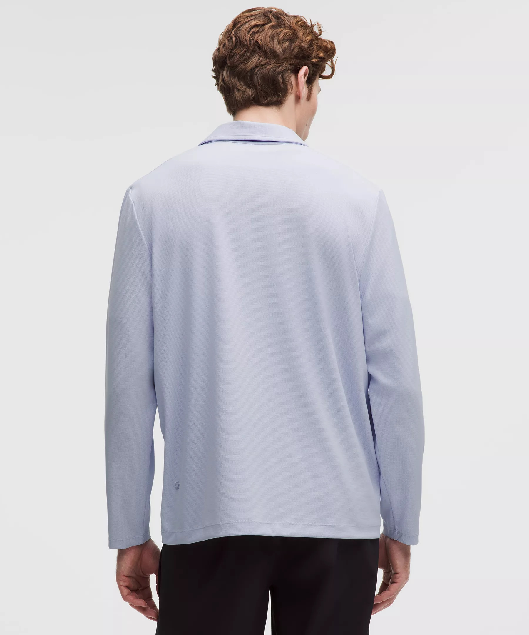Relaxed-Fit Long-Sleeve Golf Polo Shirt - 3