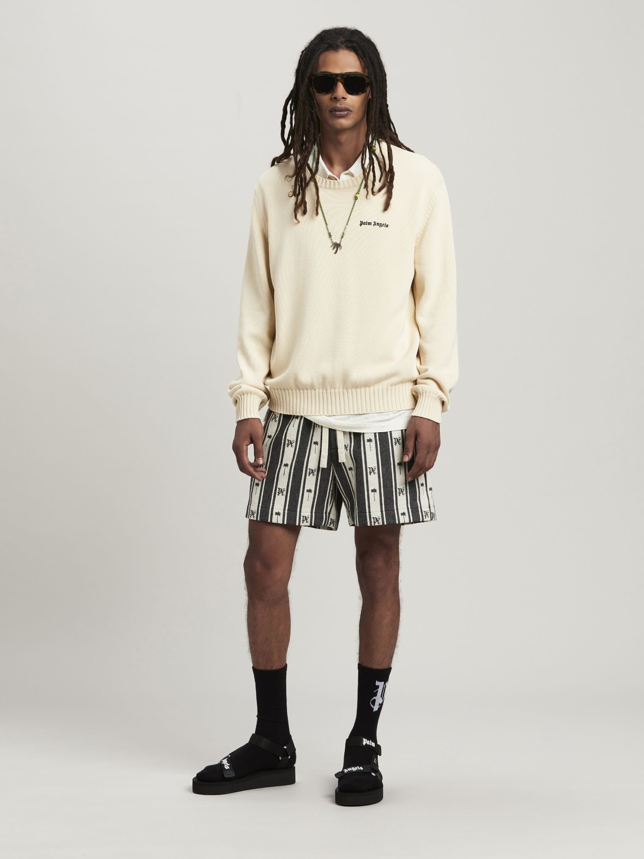 Shorts Stripes Monogram - 2