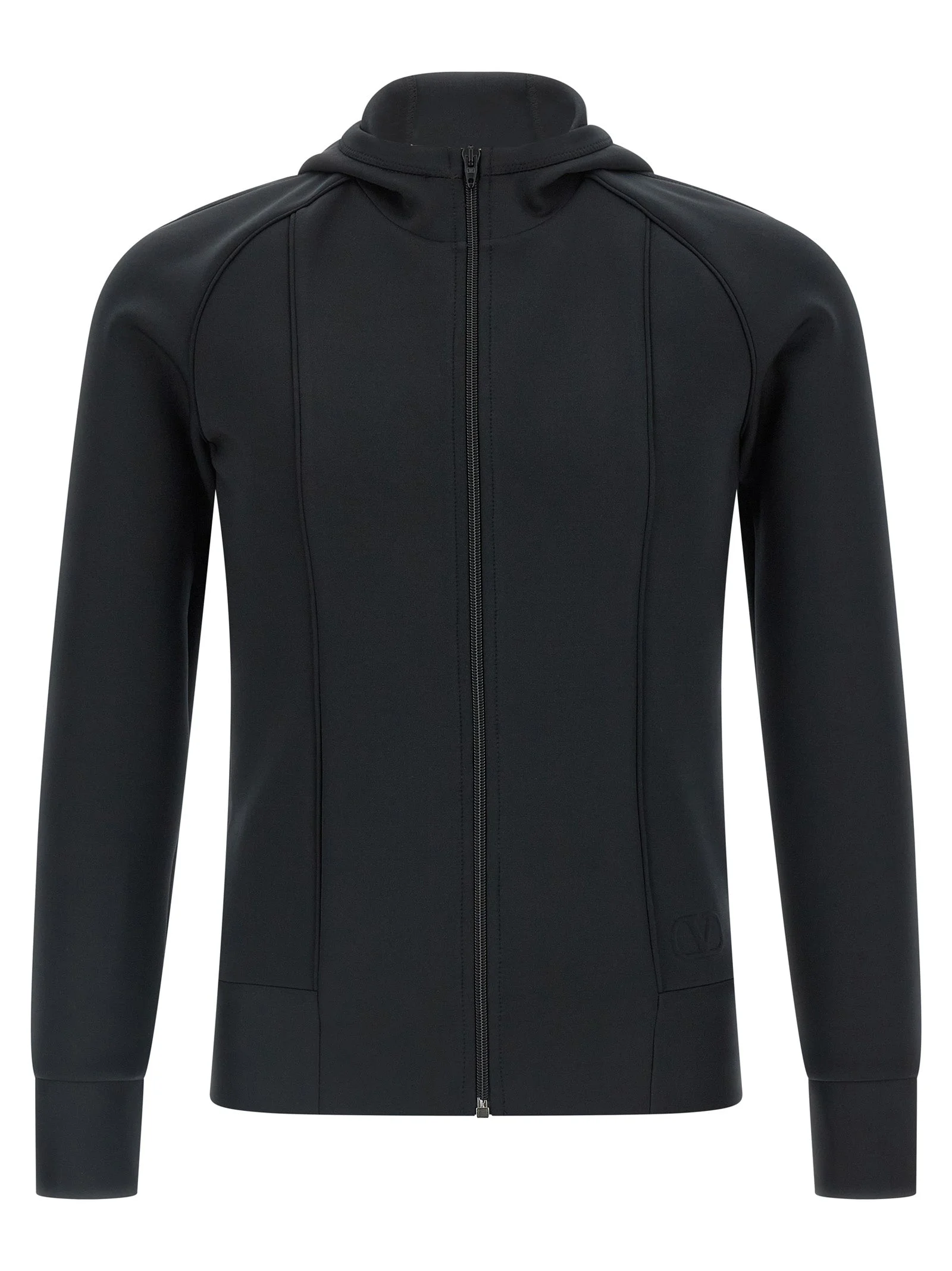 Valentino Garavani Hoodie Sweatshirt Black - 1