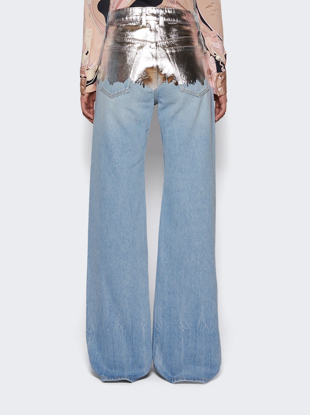 Pantalon Straight Pants Light Blue Denim - 4