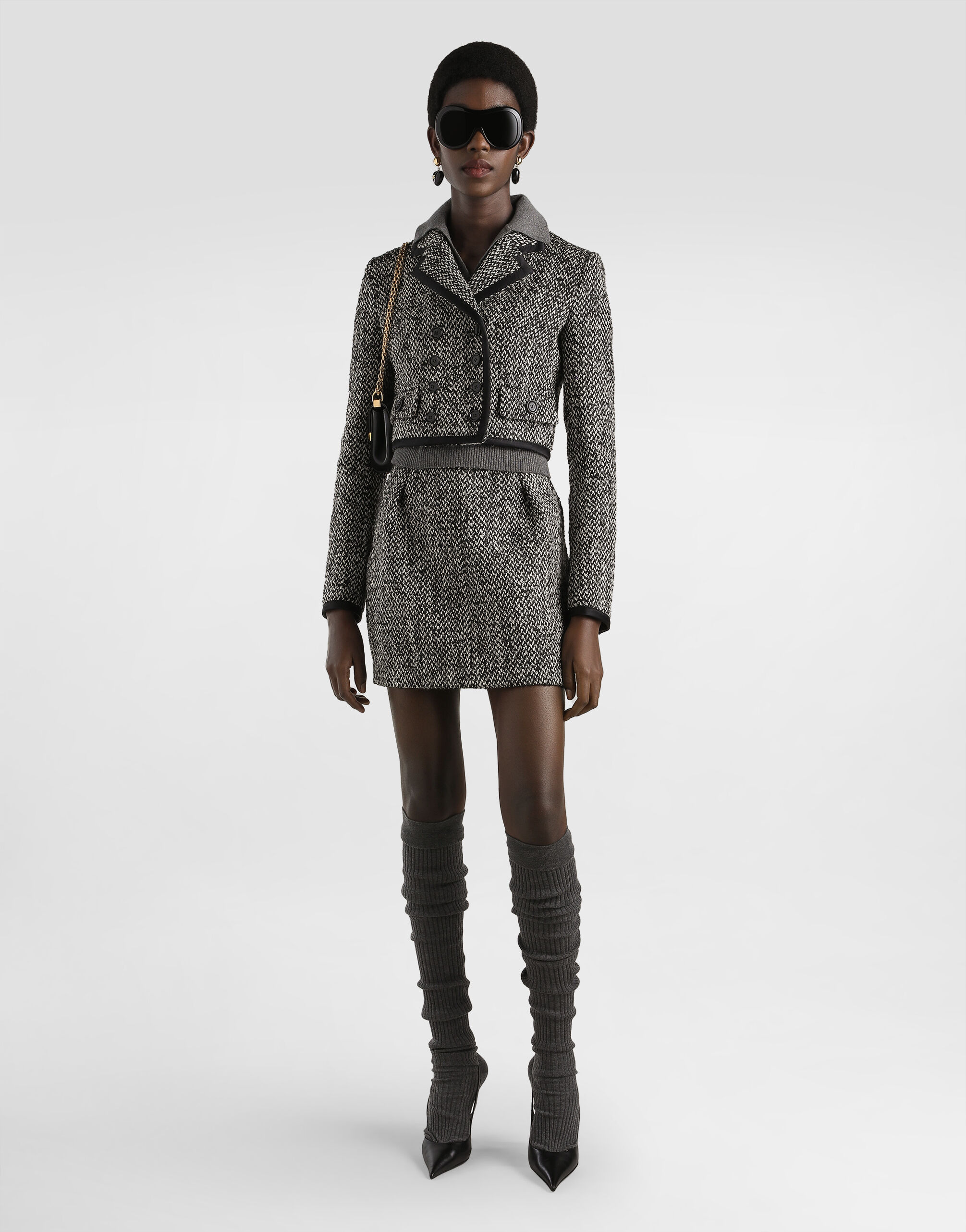 Short skirt in double wool blend - 2