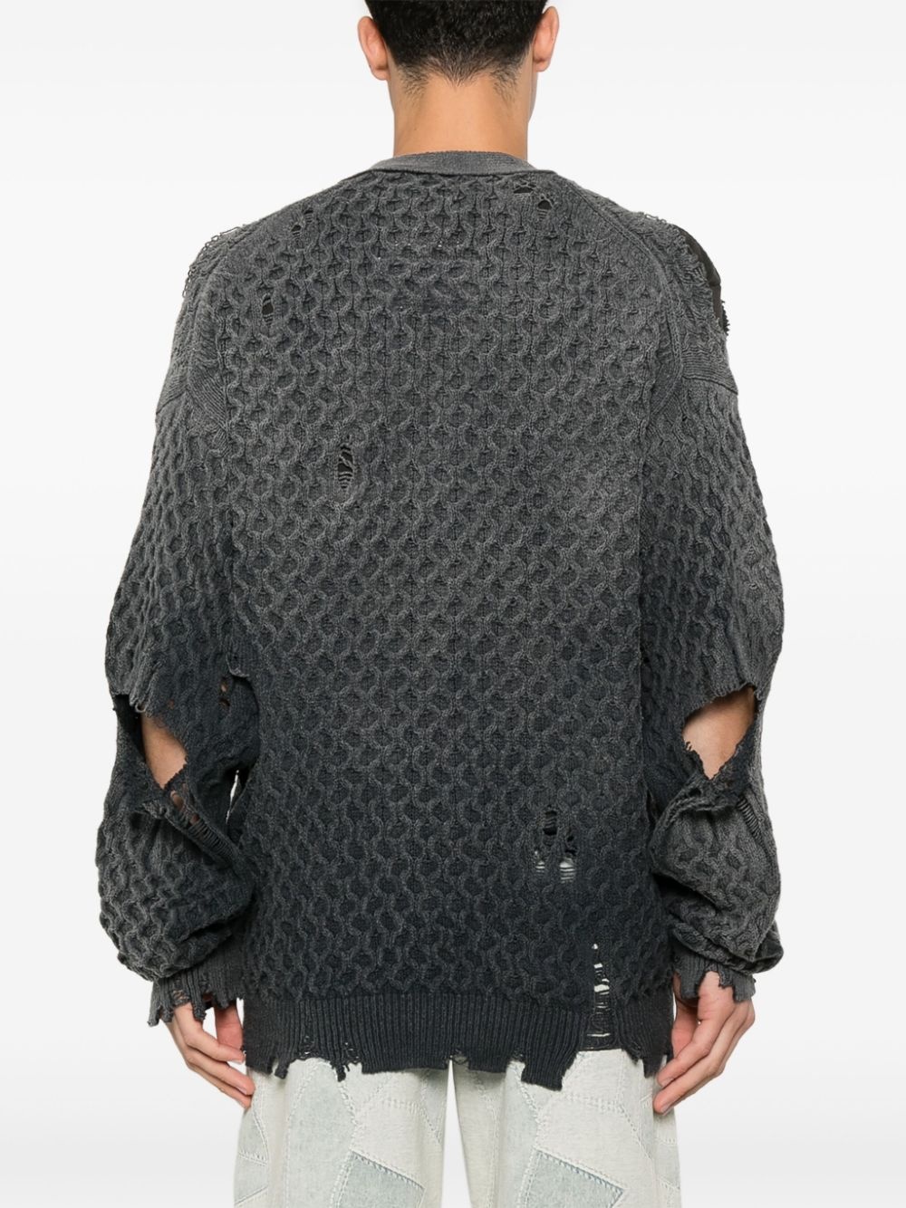 faded cardigan - 4