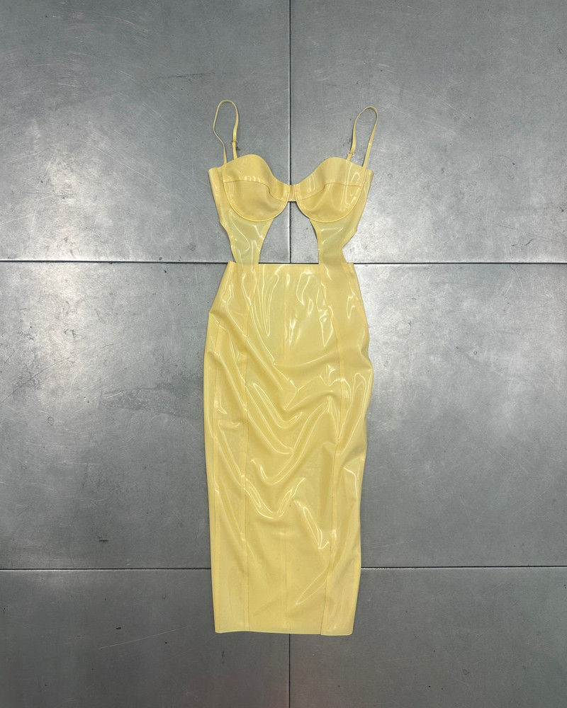 PEGGY DRESS CUSTARD 1