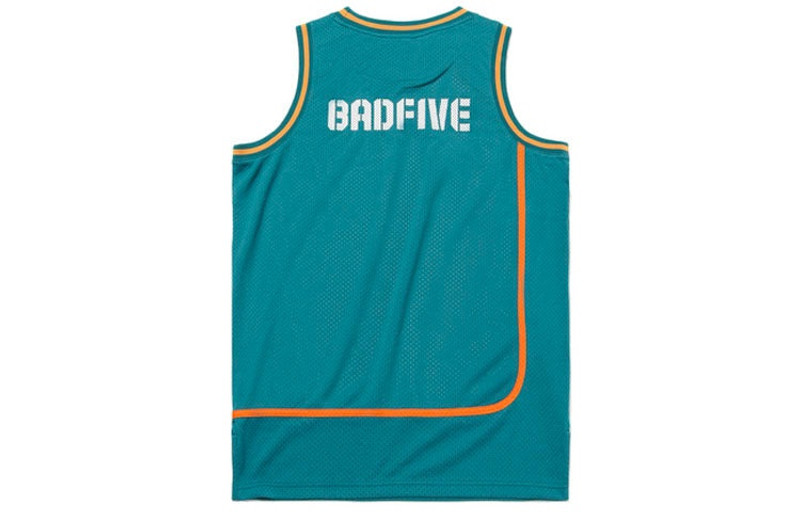 Li-Ning Li-Ning x BADFIVE Graphic Printed Jersey 'Teal Multi' AAYQ513-1 outlook