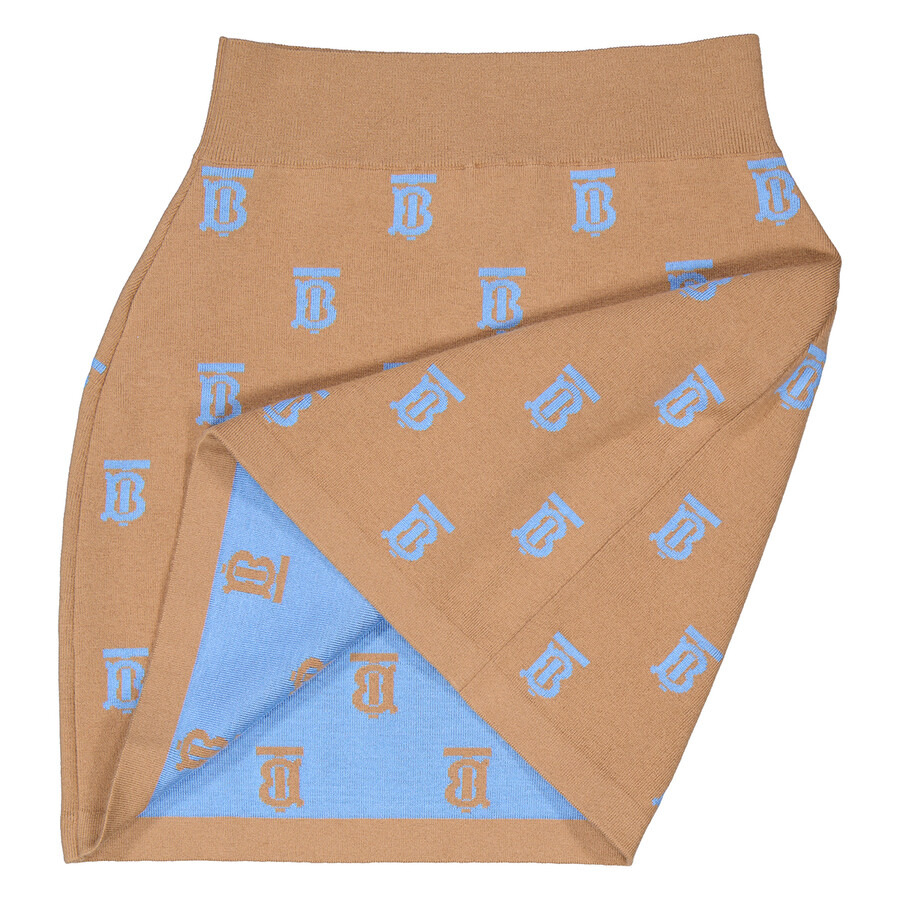 Burberry TB Monogram Jacquard Mini Skirt - 7