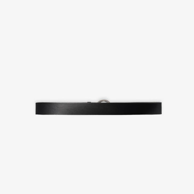 BALENCIAGA Men's Circled Bb Large Belt in Black outlook