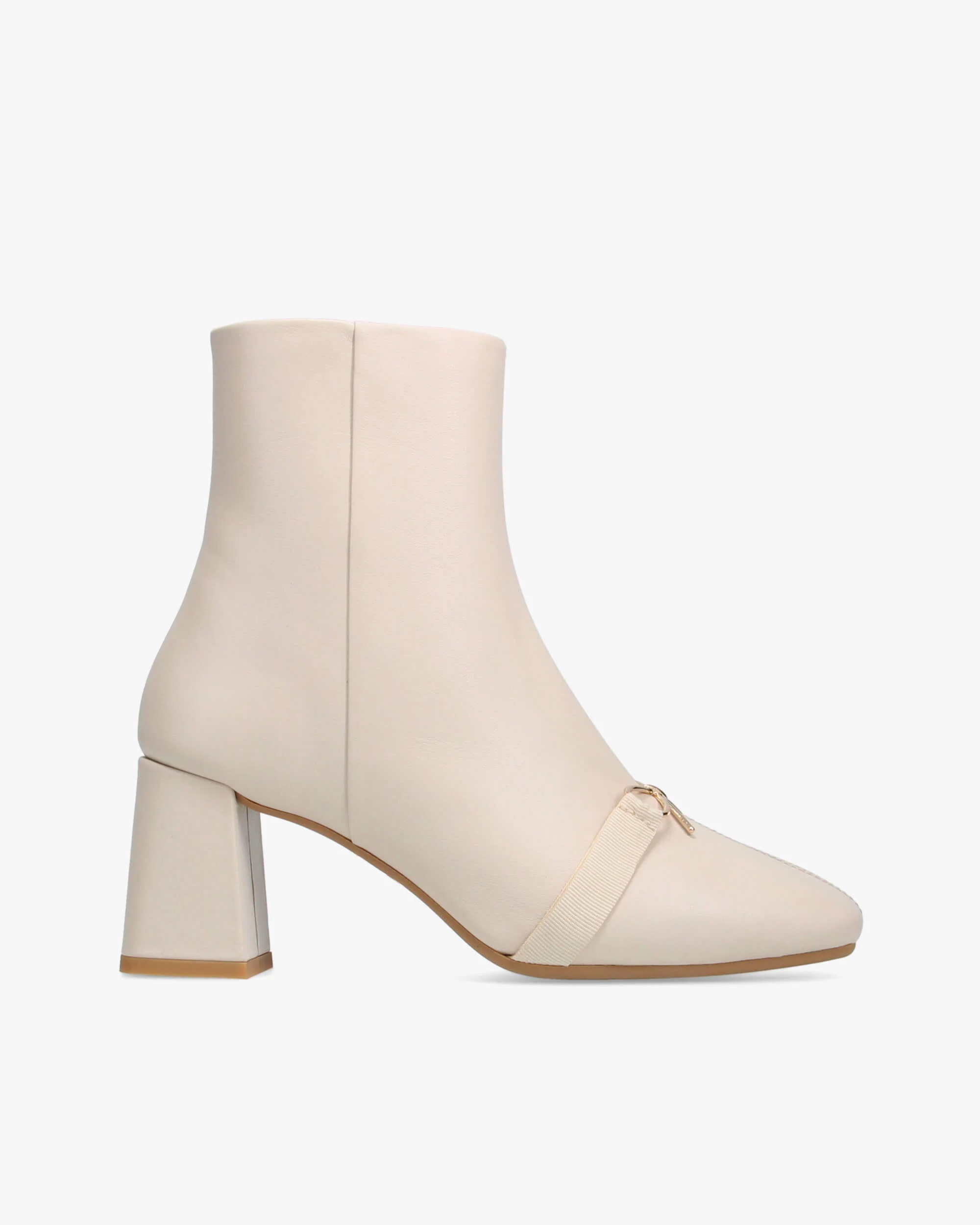 PHOEBE METALLIC BOW ANKLE BOOTS - 2