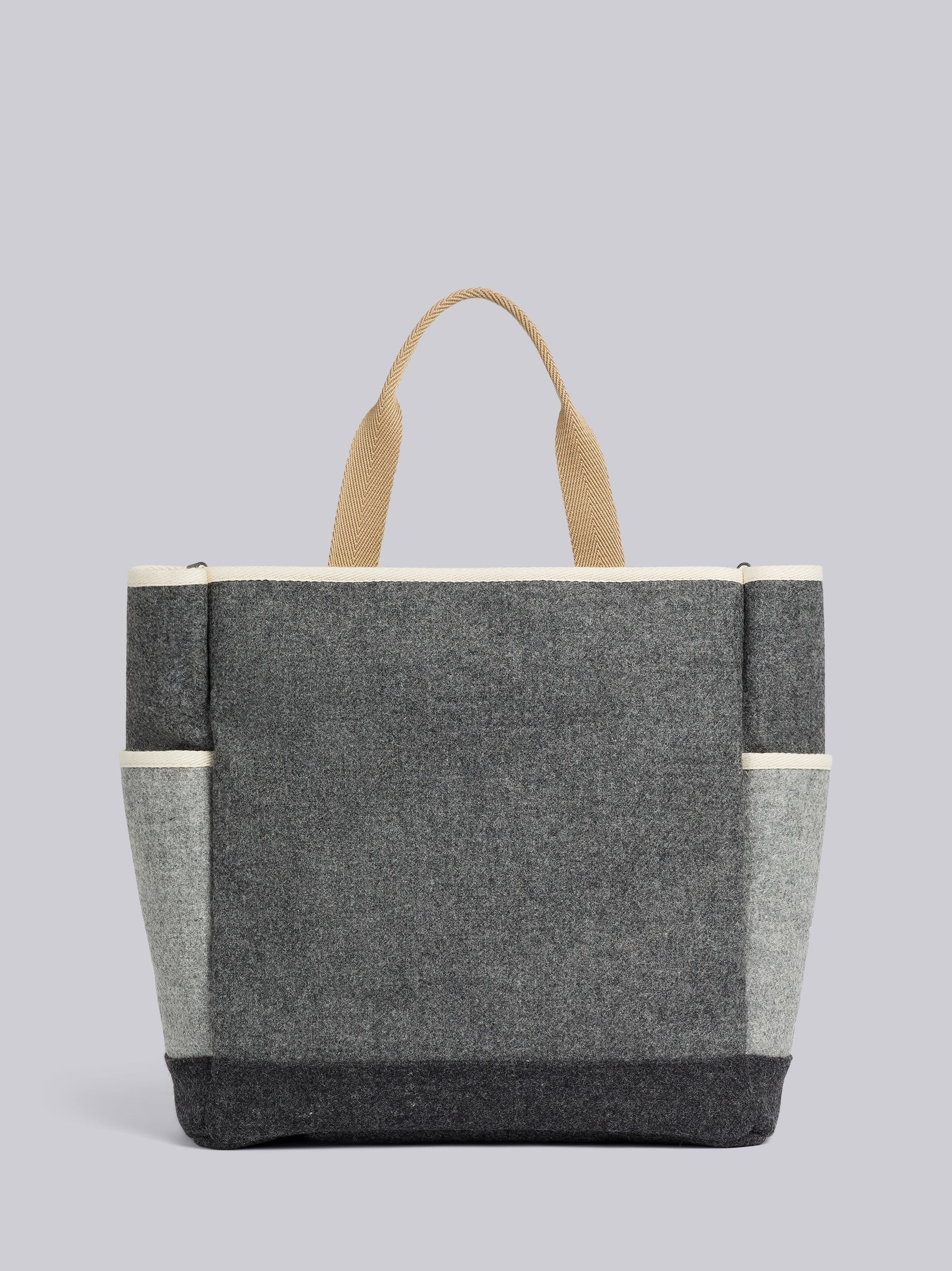 Medium Grey Fun-Mix Shetland Garden Tote - 4