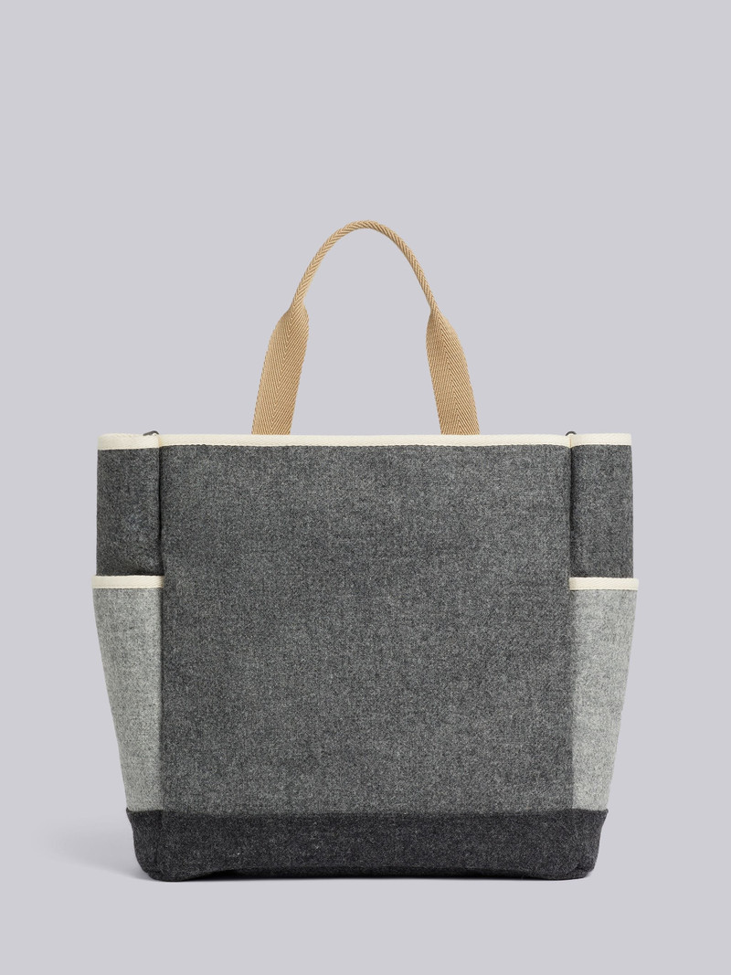 Medium Grey Fun-Mix Shetland Garden Tote 4