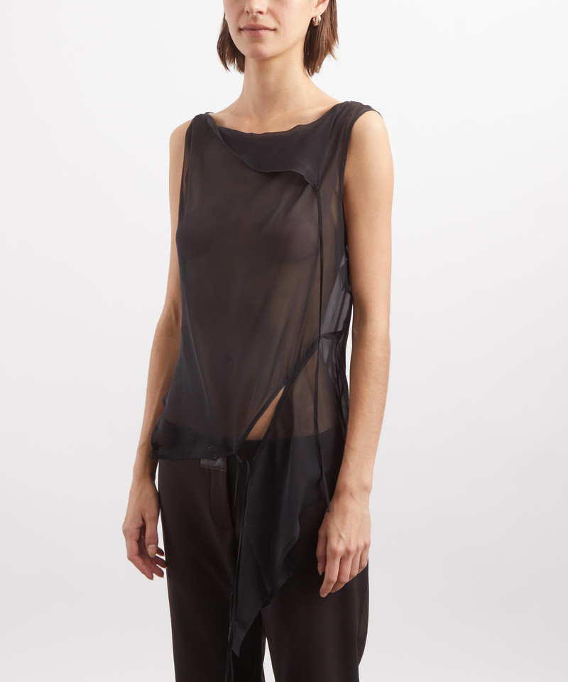 paloma wool Sato Sleeveless Asymmetric Silk Top outlook
