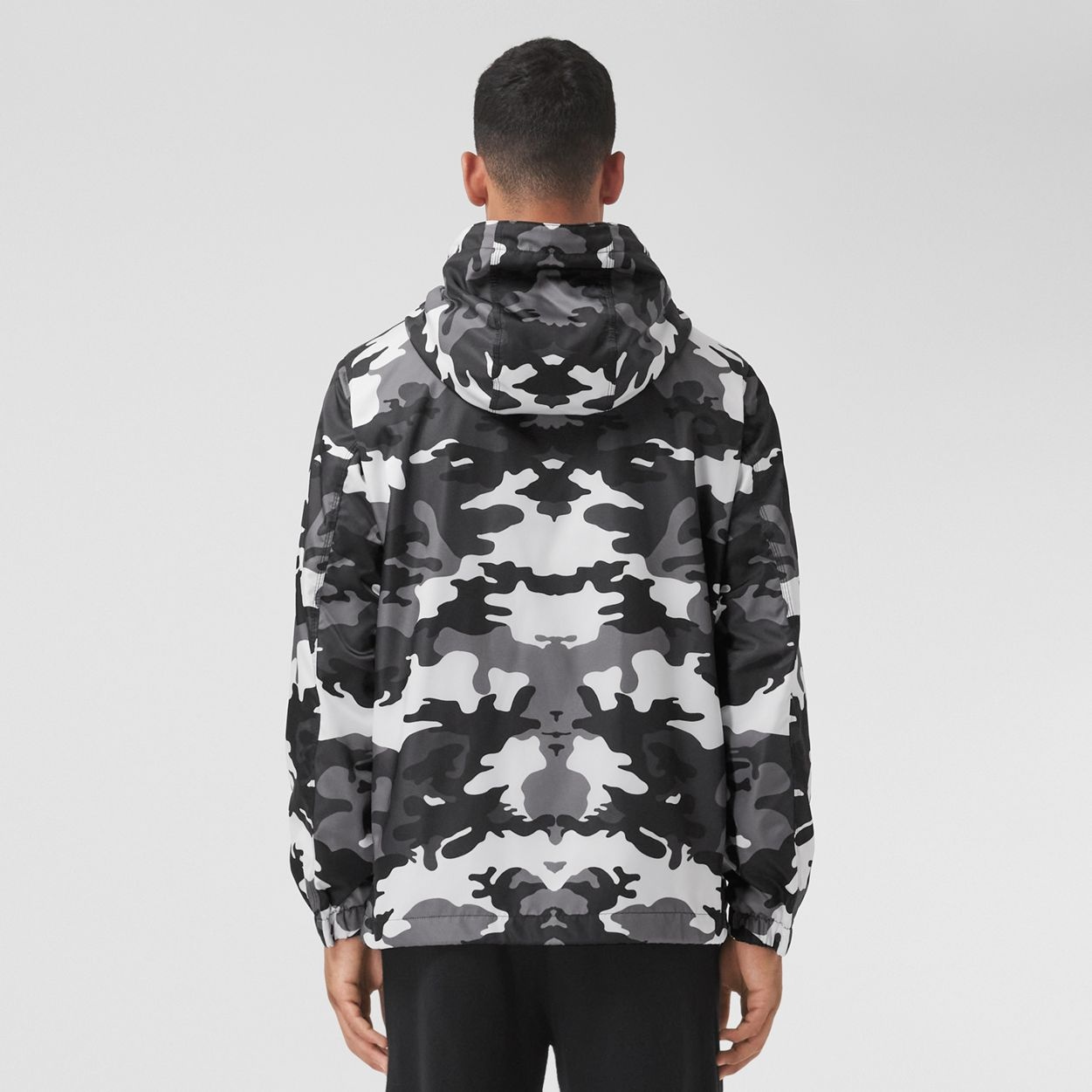 Camouflage Print Lightweight Hooded Jacket - 4