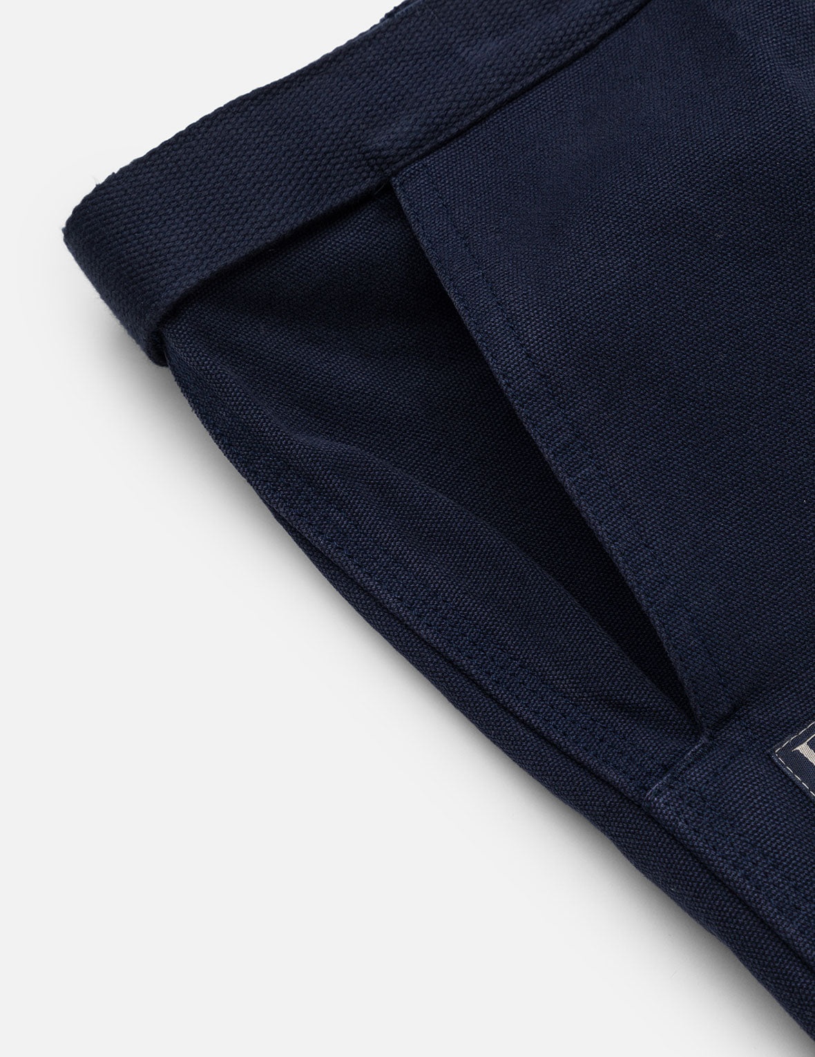Slogan Appliqué Embroidery Straight Fit Worker Chino - 8