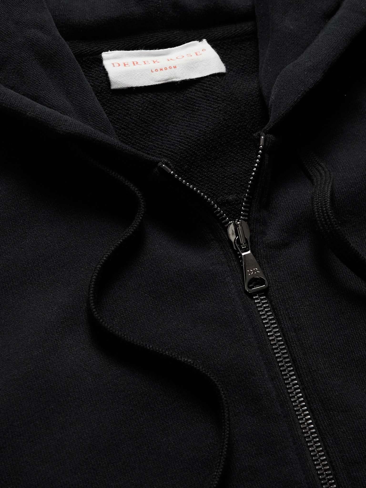 Devon Slim-Fit Cotton-Jersey Zip-Up Hoodie - 5