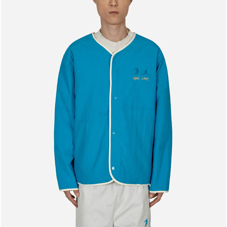 Air Jordan x union Crossover Solid Color Printing Logo reversible Long Sleeves Jacket Asia Edition B - 5