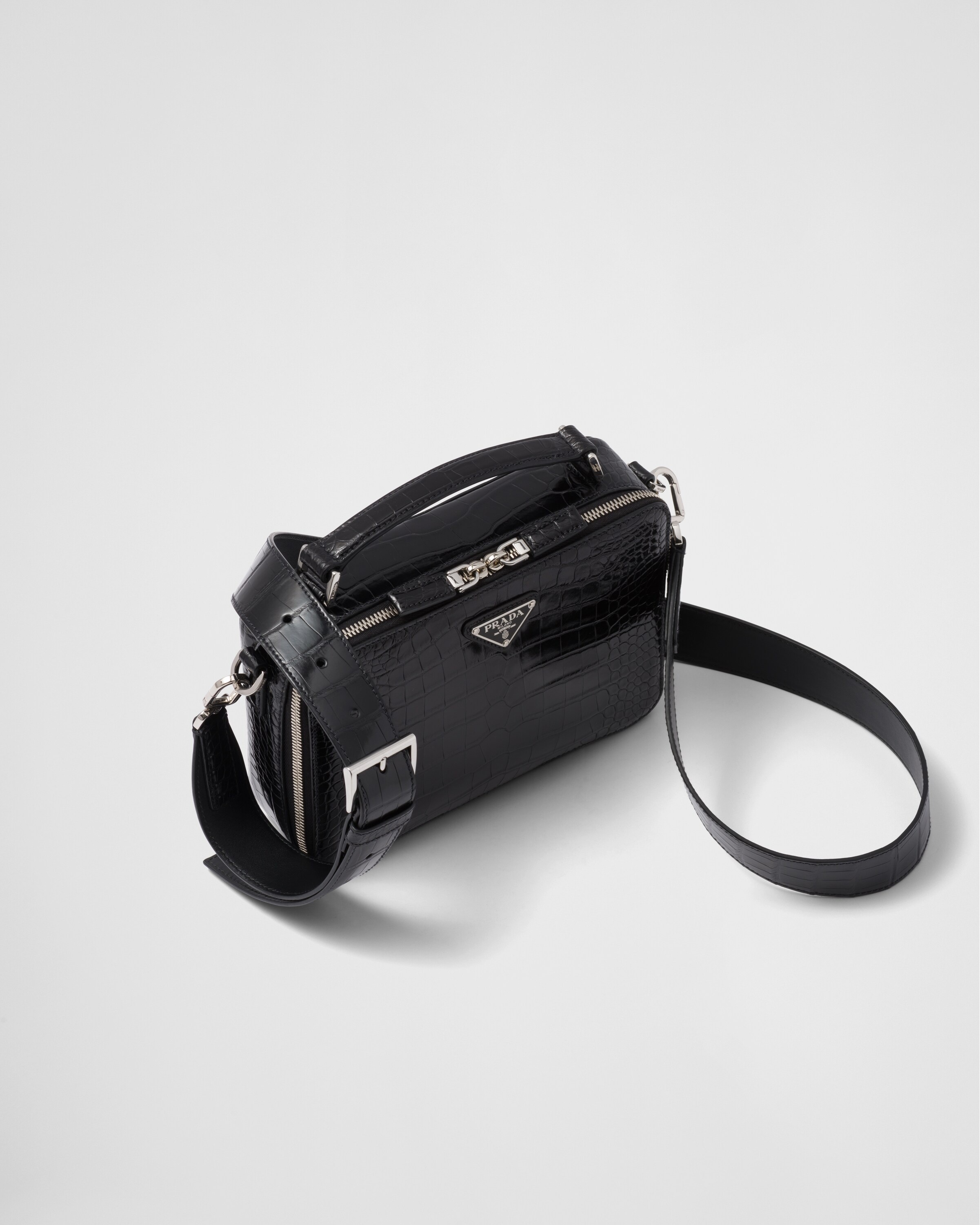Prada Brique crocodile leather bag - 3