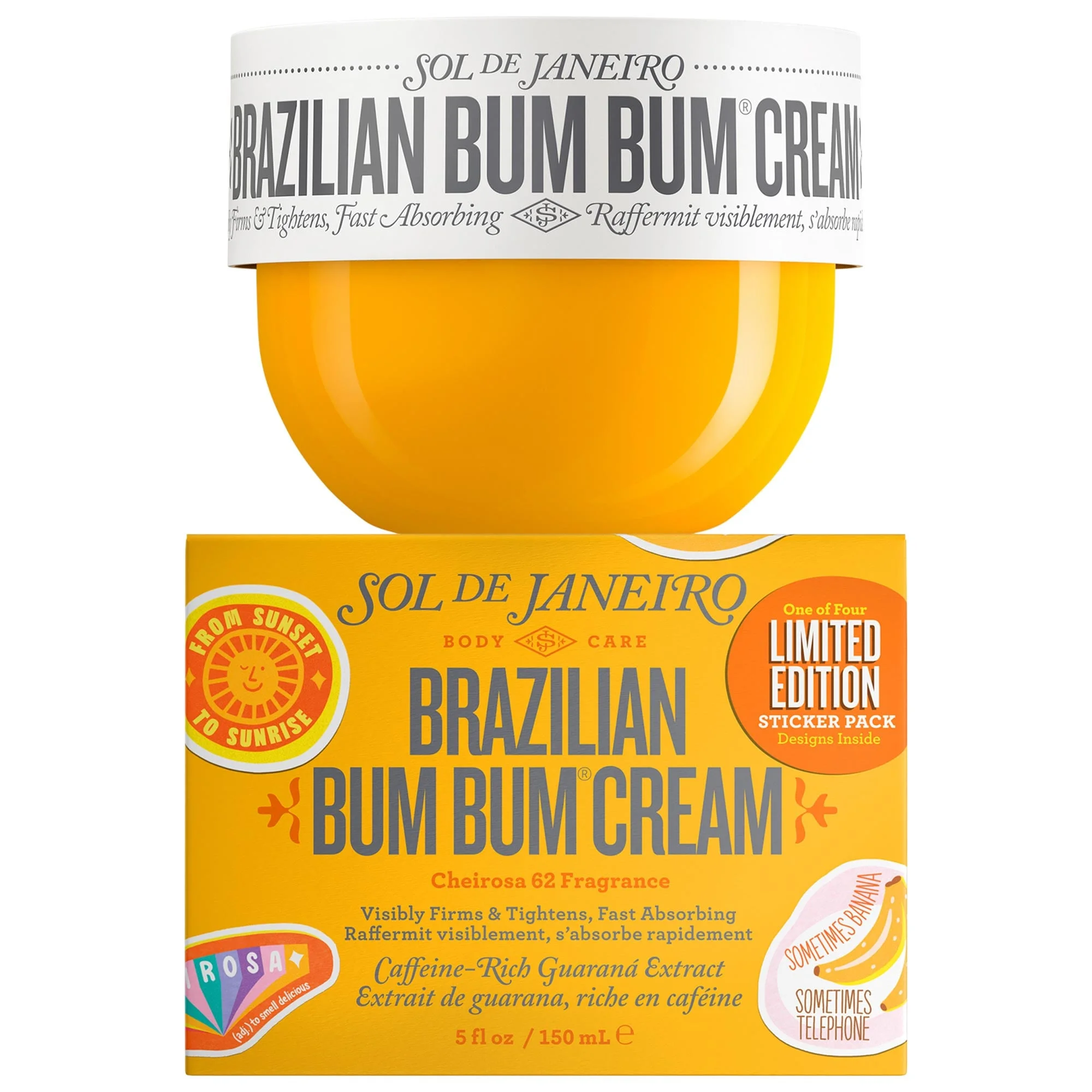 Brazilian Bum Bum Visibly Firming Refillable Body Cream with Caffeine-Rich Guaranà - 1