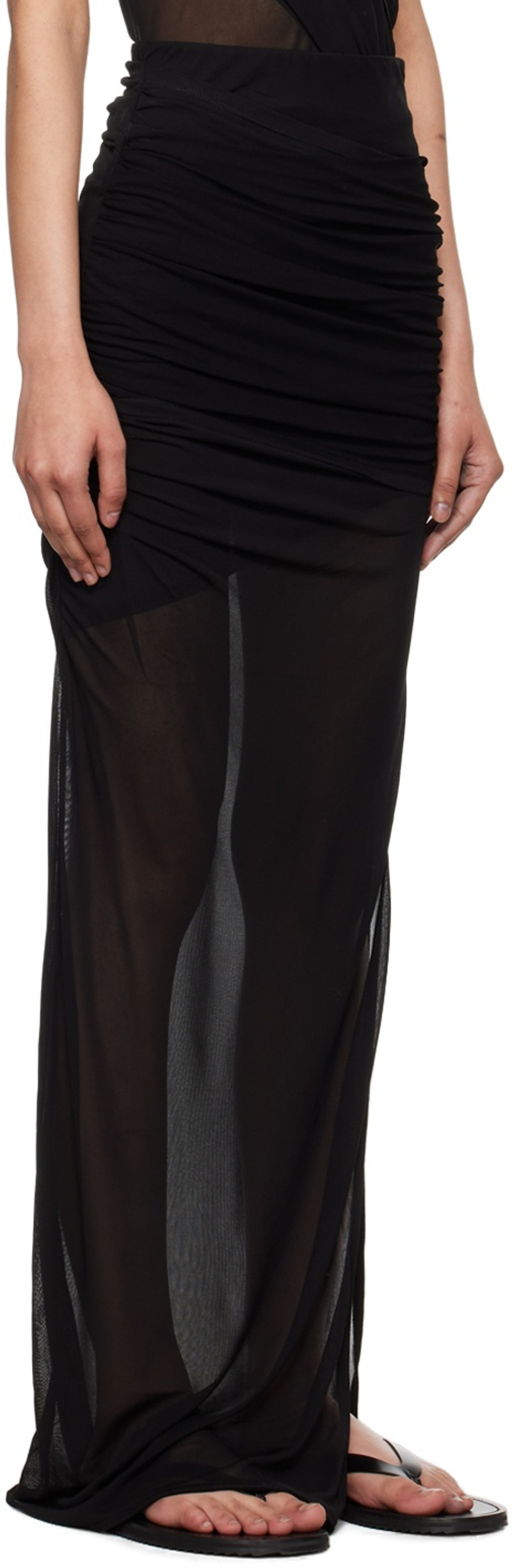 GAUGE81 Black Tiroi Maxi Skirt outlook