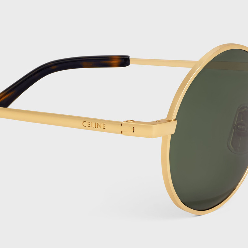CELINE Metal Frame 26 Sunglasses in Metal outlook
