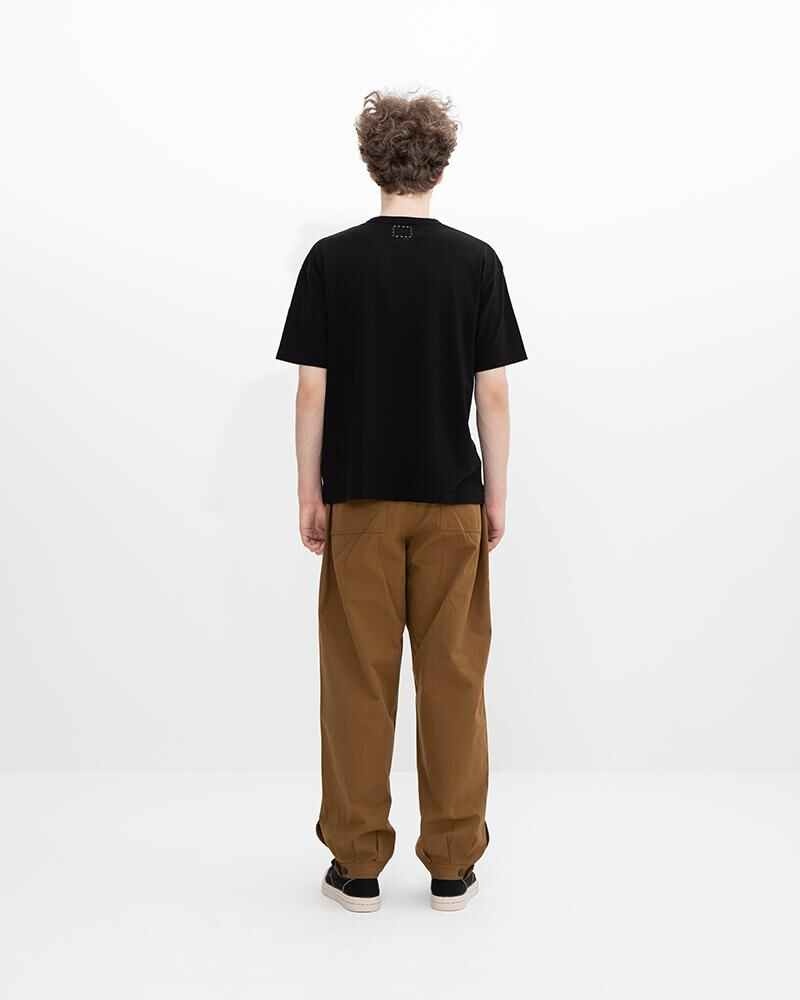 JUMBO TEE S/S (C/SI) BLACK - 4