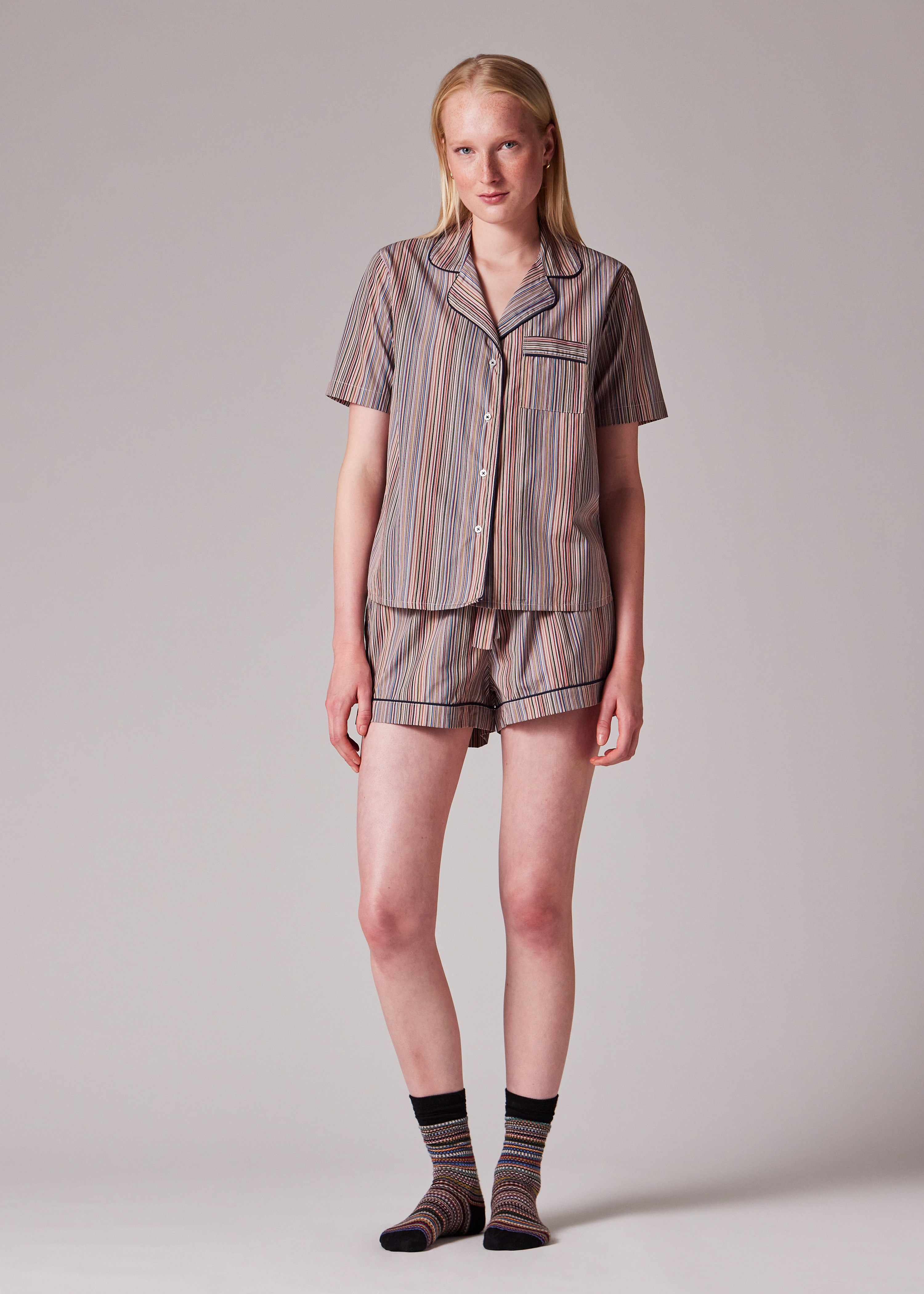 'Signature Stripe' Short Pyjama Set - 8
