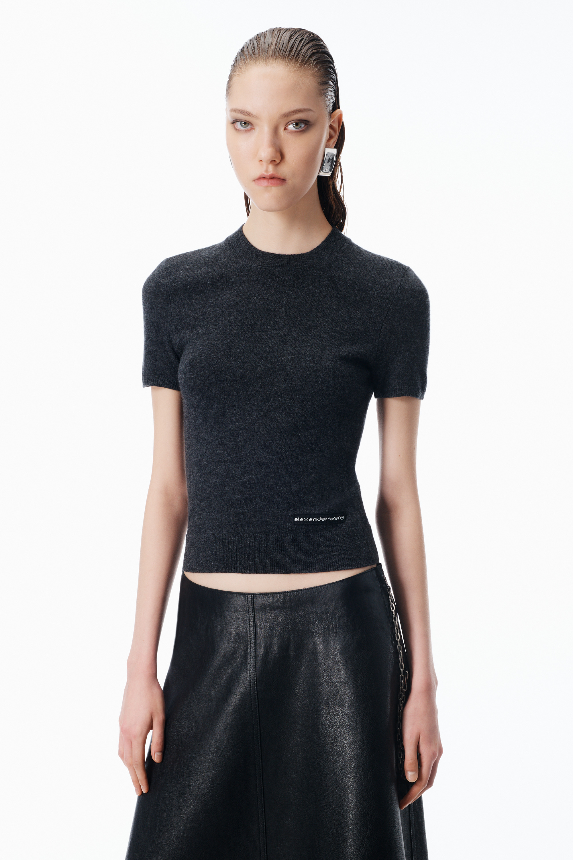 Short-Sleeve Wool Tee - 3