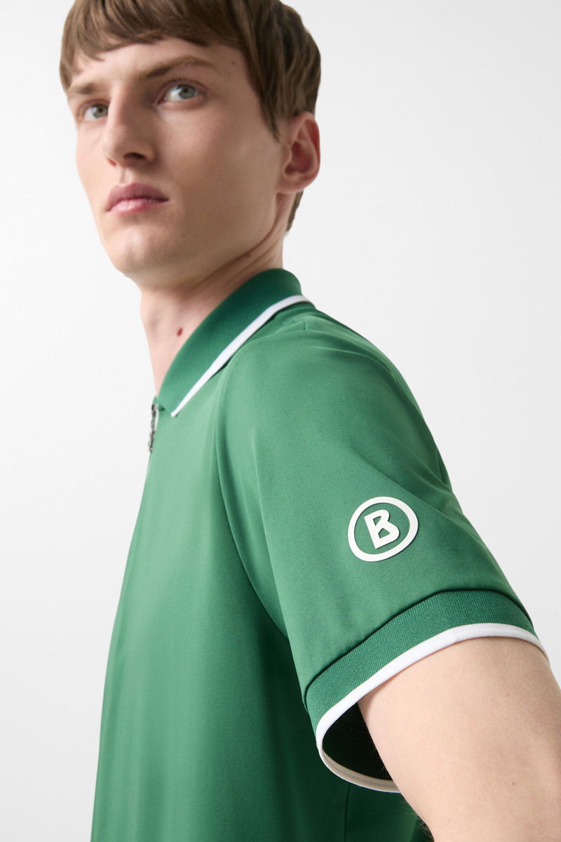 Cody functional short-sleeved top in Dark green 5