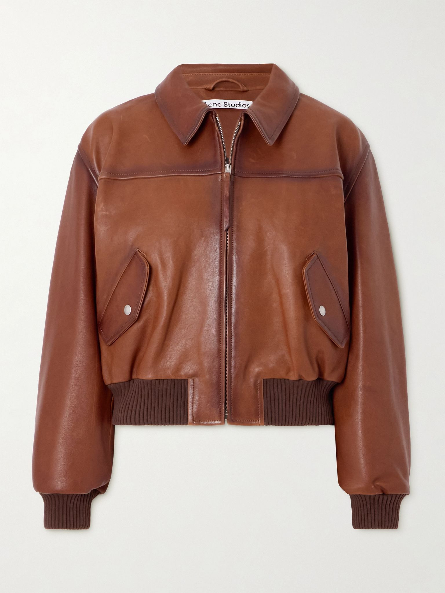 Leather jacket Brown - 1