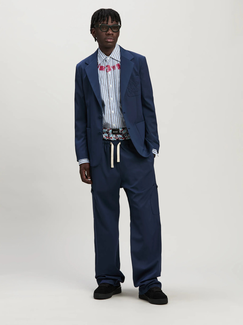 Palm Angels Monogram Pocket Blazer outlook