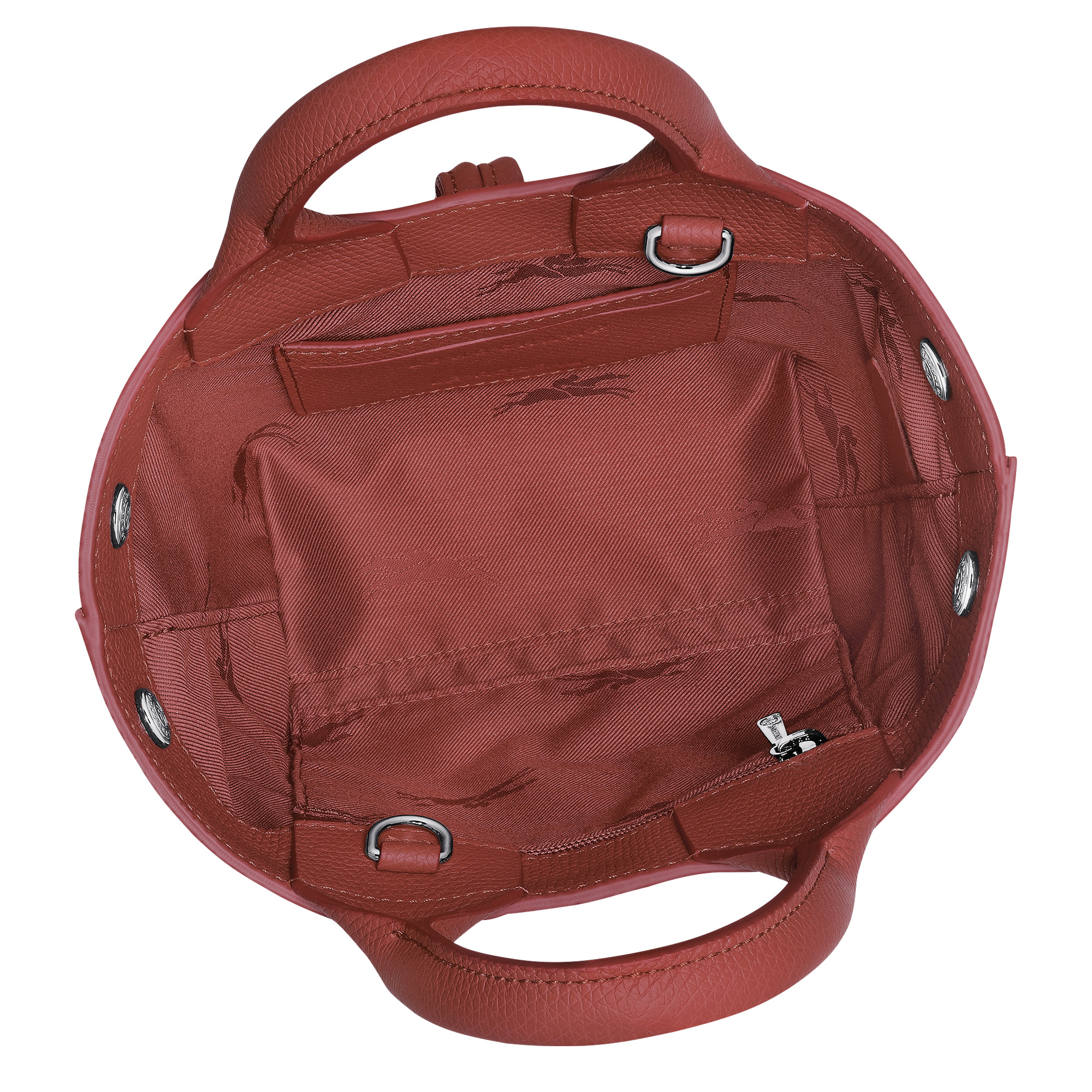 Le Roseau XS Handbag Chestnut - Leather - 6