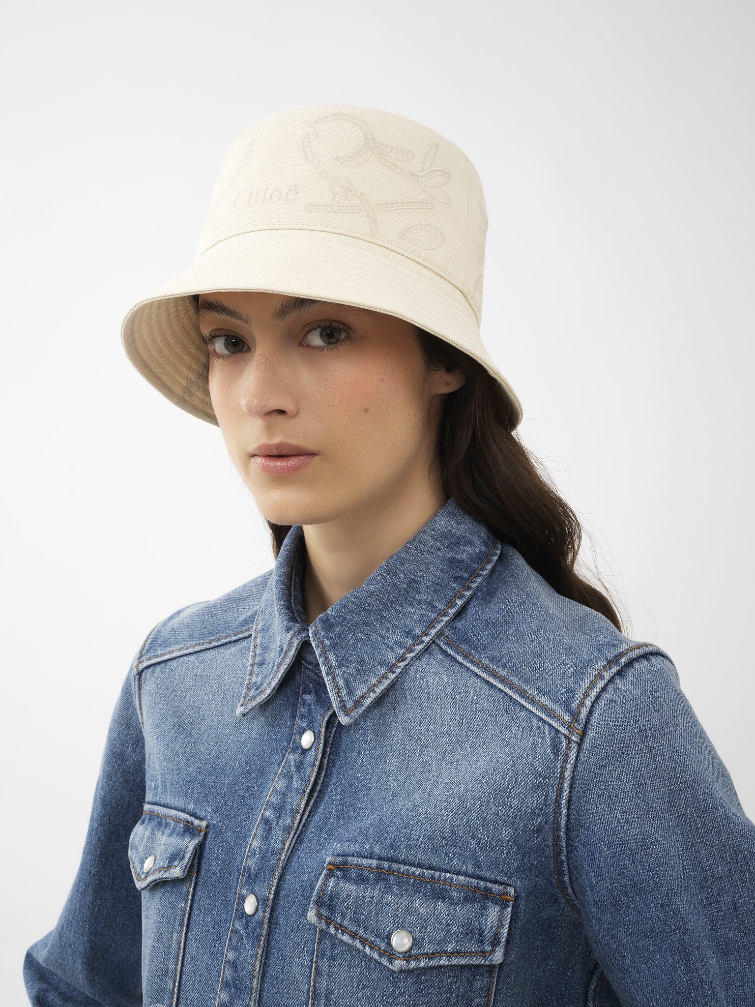 EMBROIDERED BUCKET HAT - 4