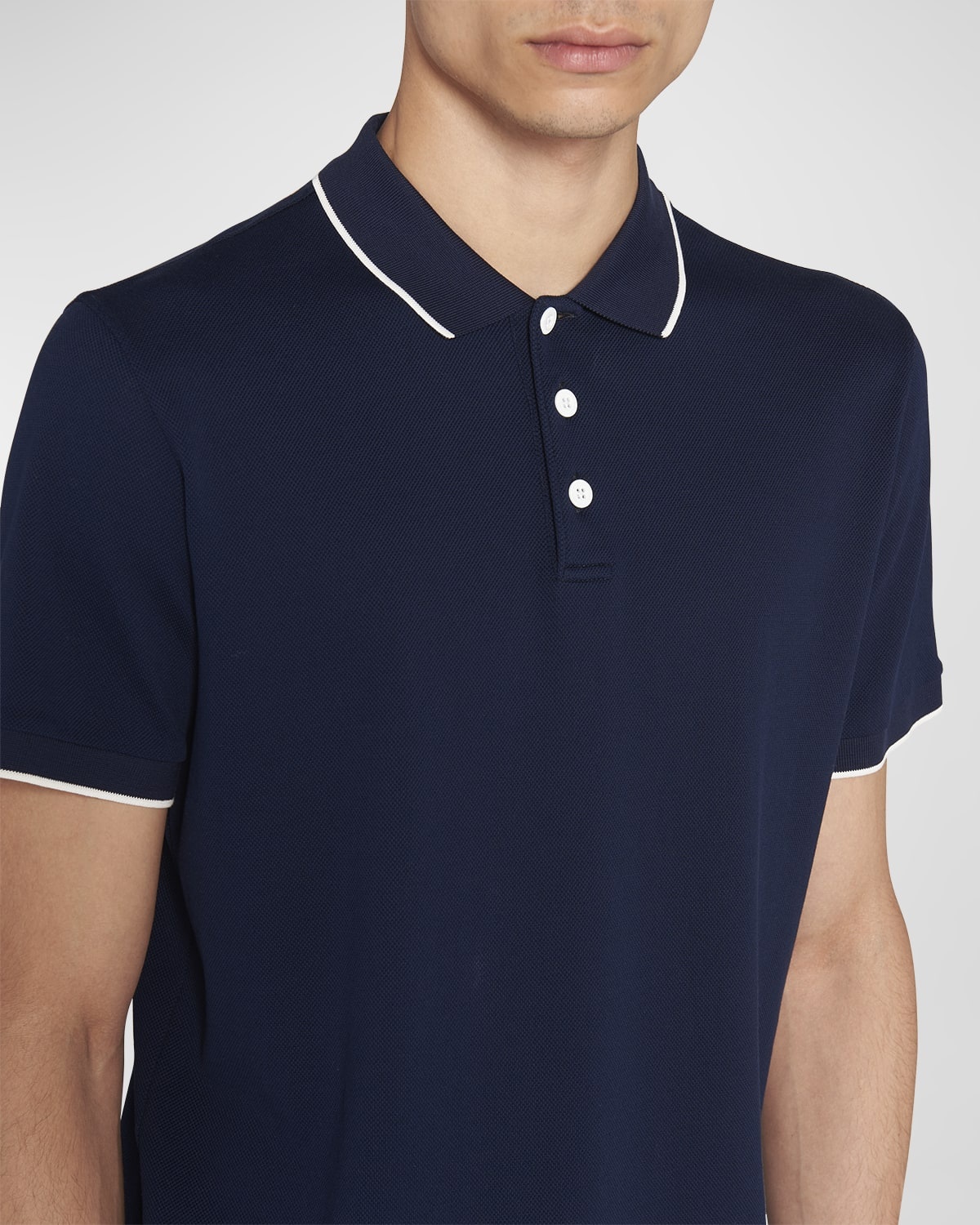 Men's Tipped Polo Shirt - 5