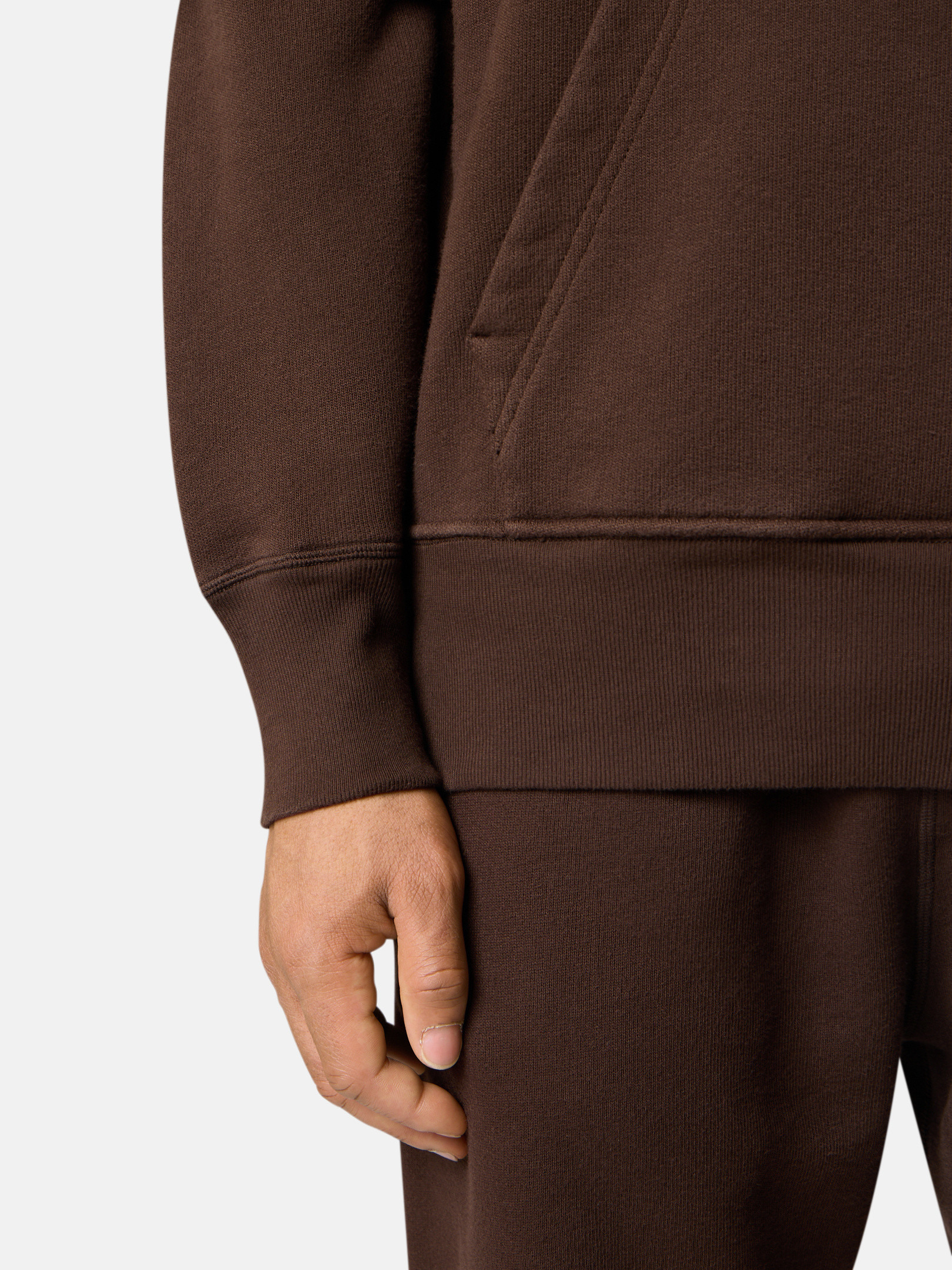 6100027 BRUSHED ORGANIC COTTON FLEECE_STONE ISLAND MARINA - 6