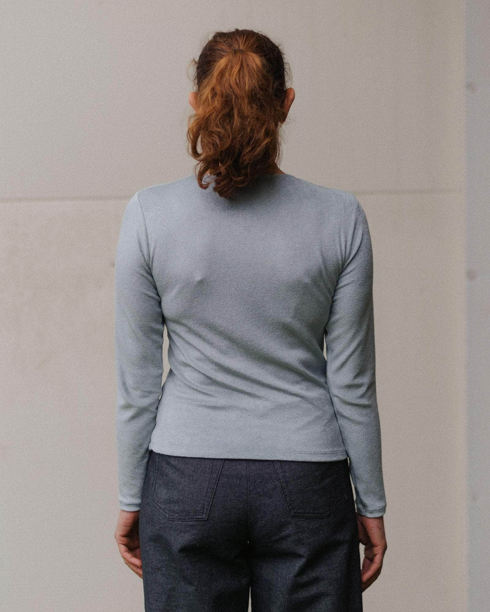 Omo Long Sleeve Tee - Ecovero Velour - 2
