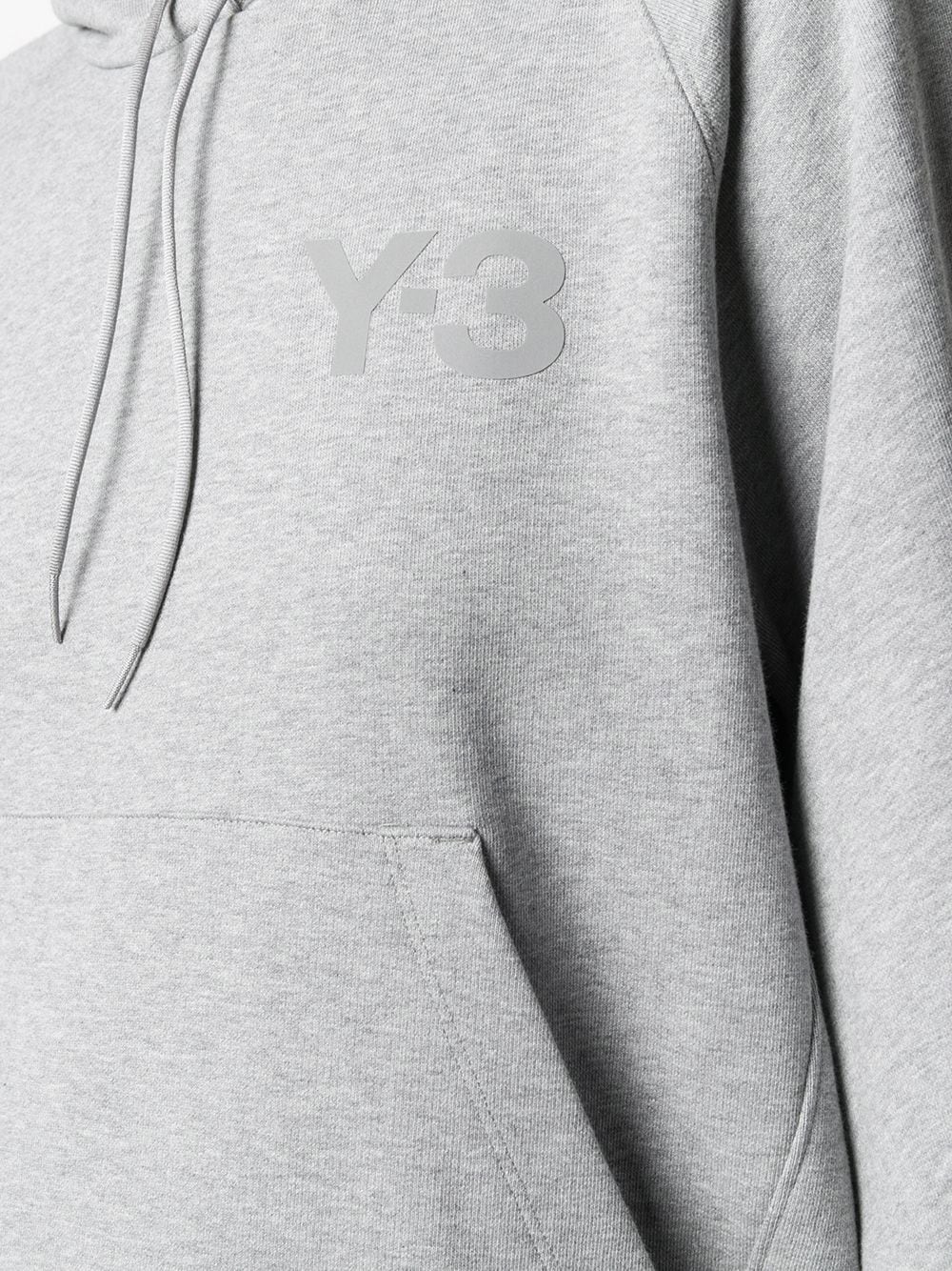 logo-print cotton hoodie - 5