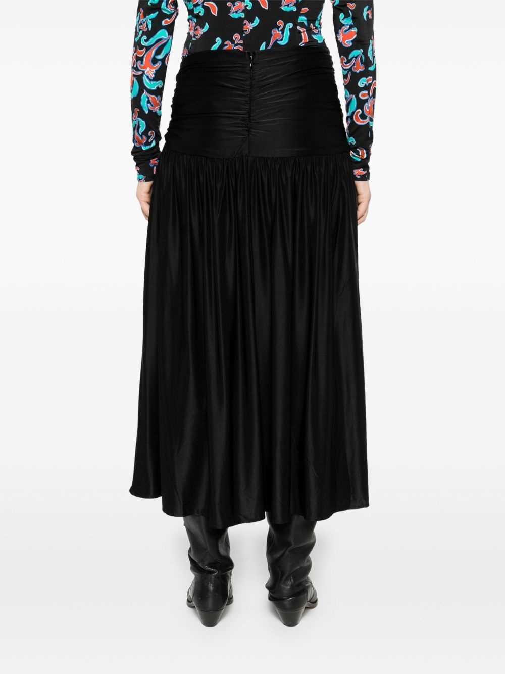 bow-detail skirt - 4
