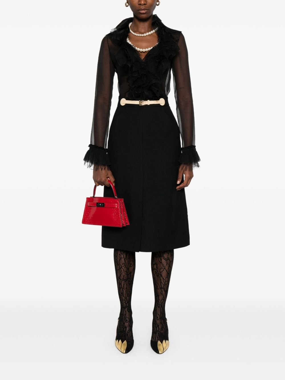 buckled skirt - 2