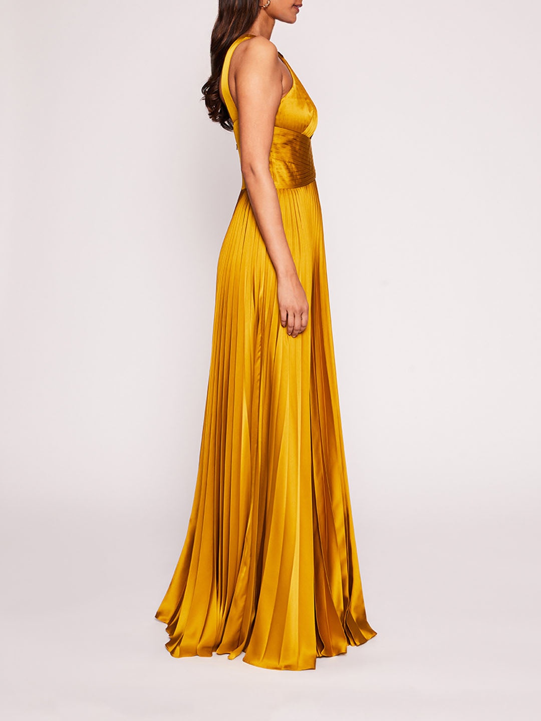 PLEATED FOIL GOWN - 3