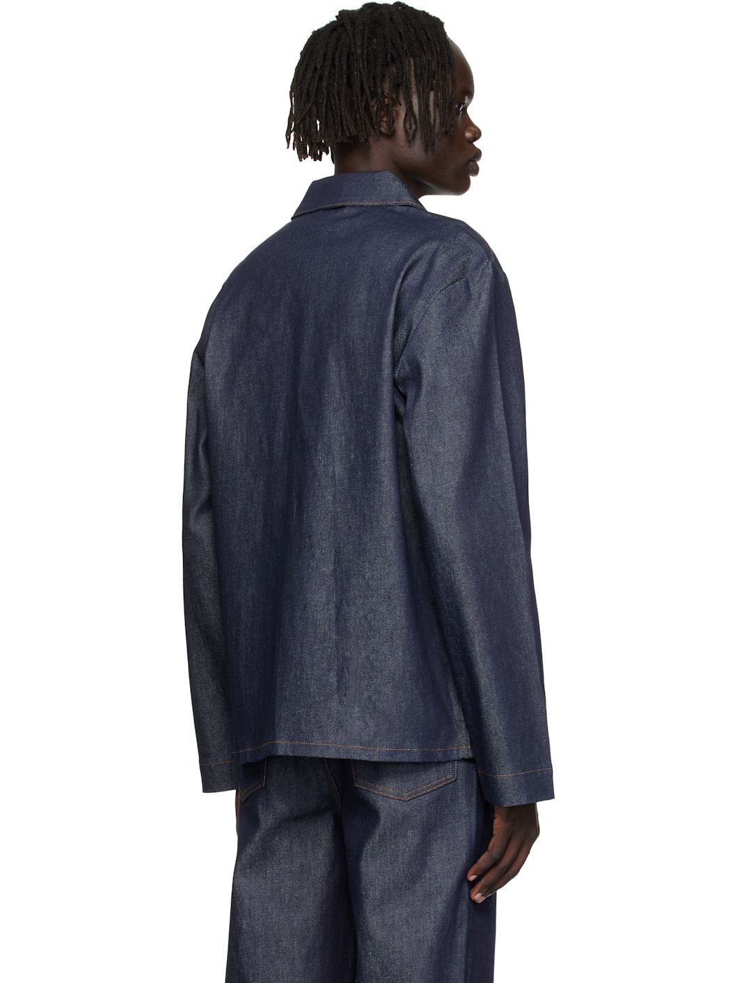 Navy Kerlouan Denim Jacket - 3