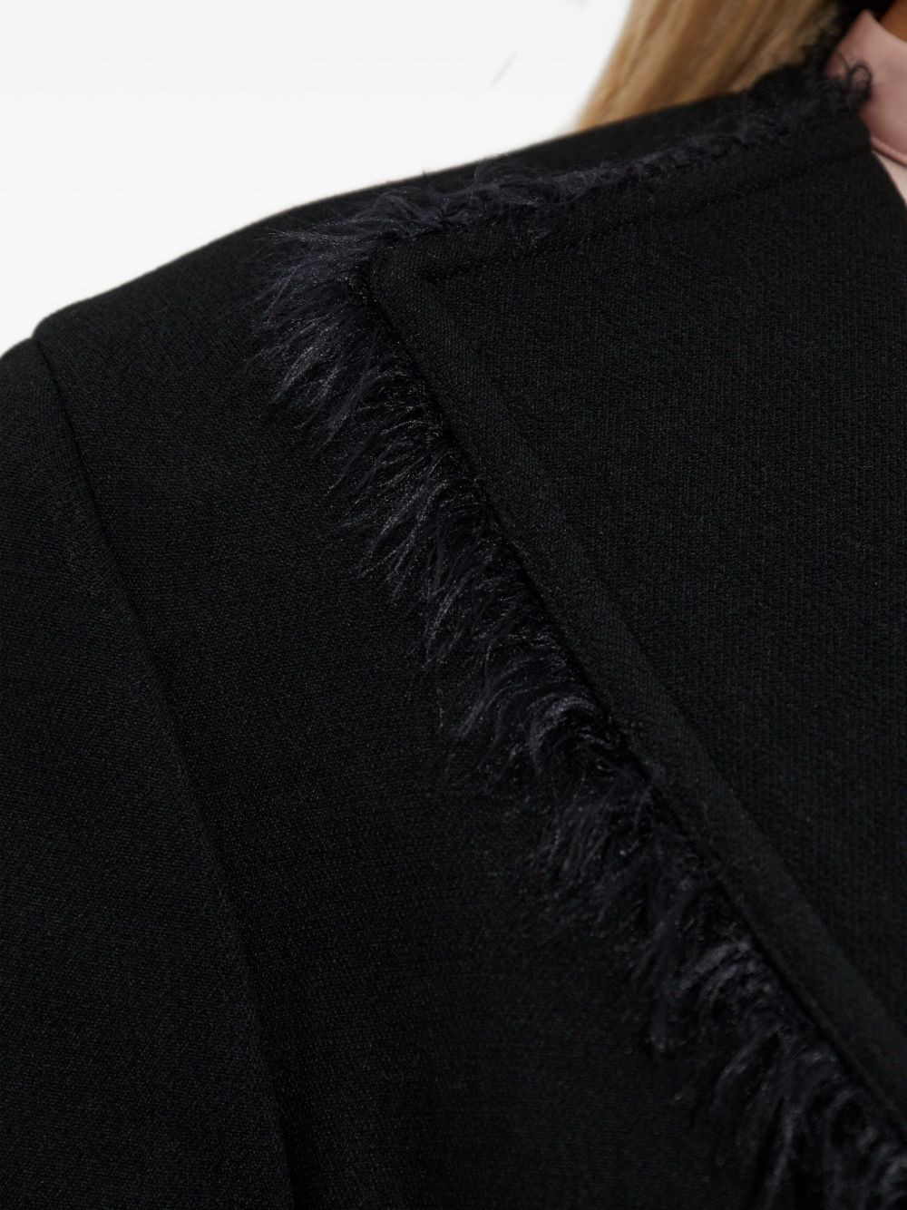 fringed lapel jacket - 5