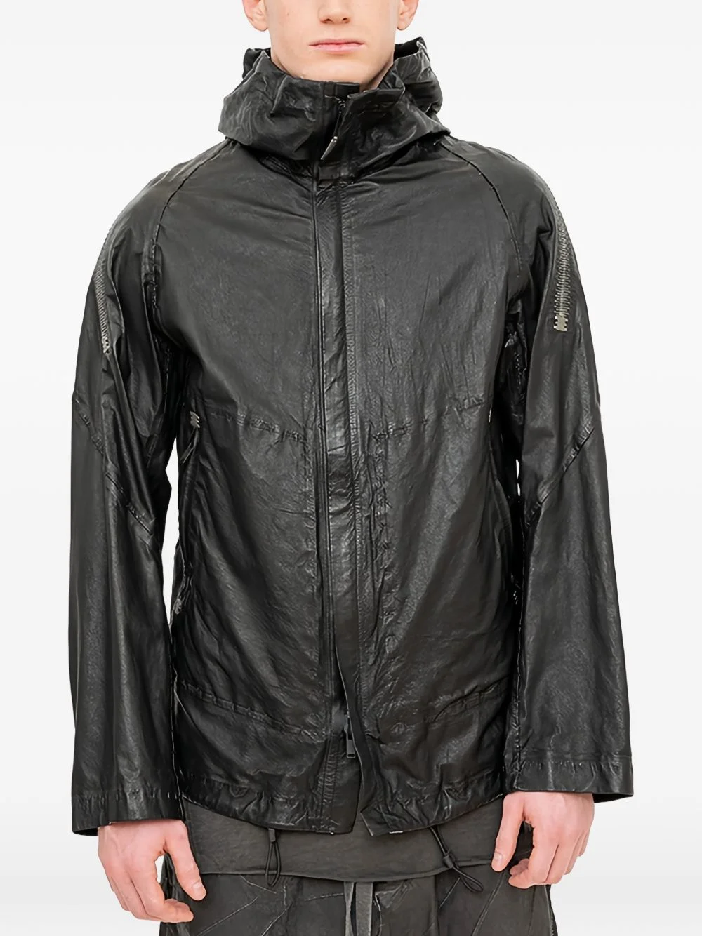 Prevenant Membrane hooded leather jacket - 1
