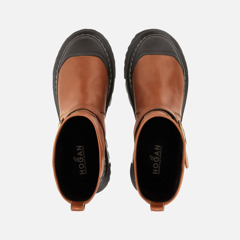 Ankle Boots Hogan H619 Brown 4