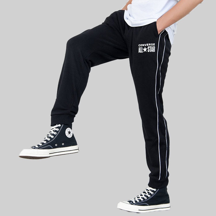 Converse All Star Track Pants 'Black' 10018256-A01 - 6