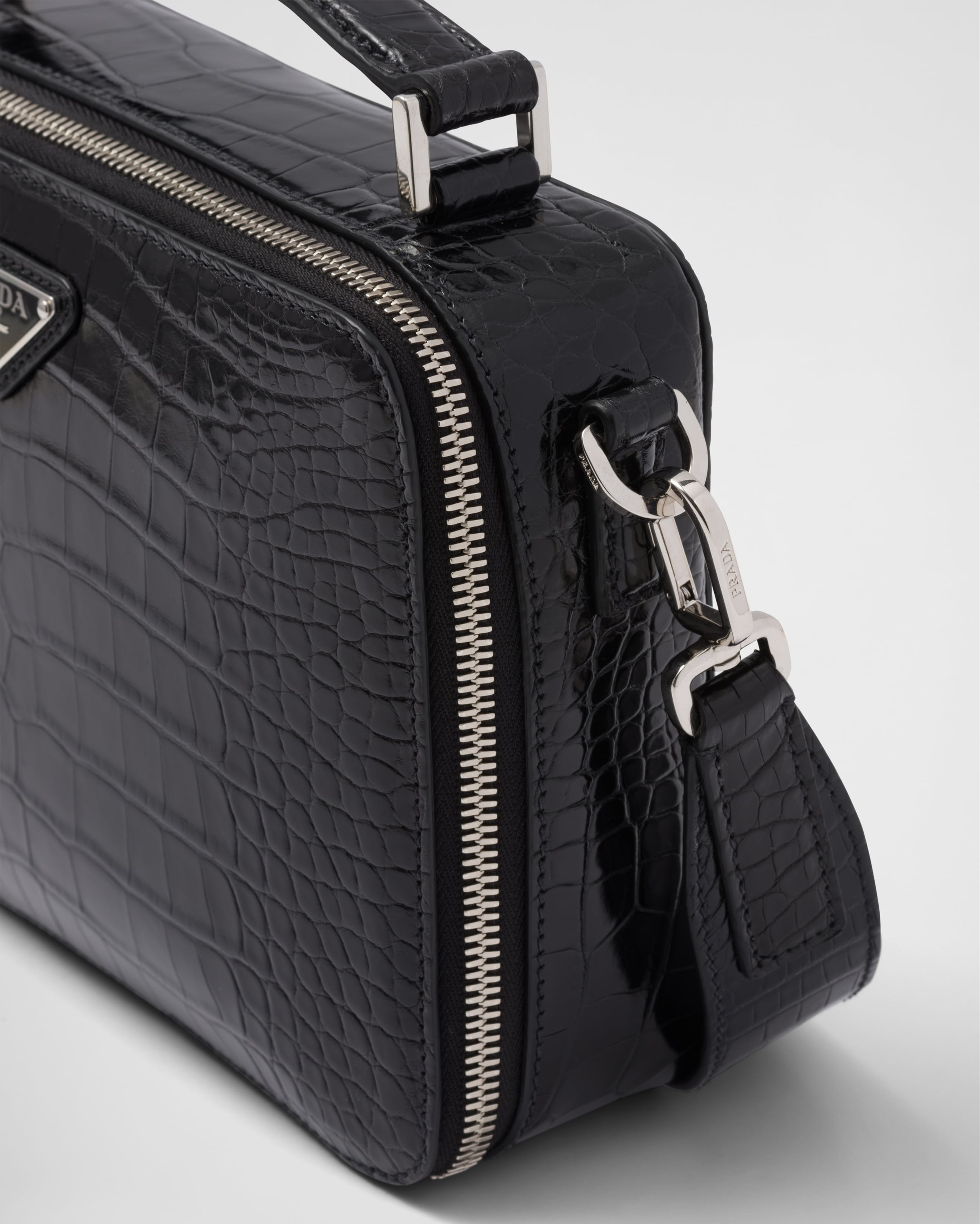 Prada Brique crocodile leather bag - 6
